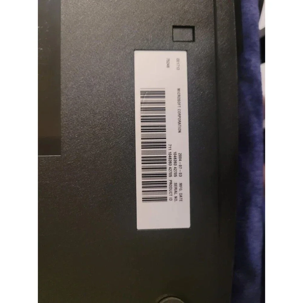 Original Microsoft Xbox Console System Not Reading Discs, Disc Door Issue w/ Pow